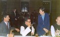 P.Nivard mit Prof.Lingenhöle, Anni Haunschmid und P.Karl